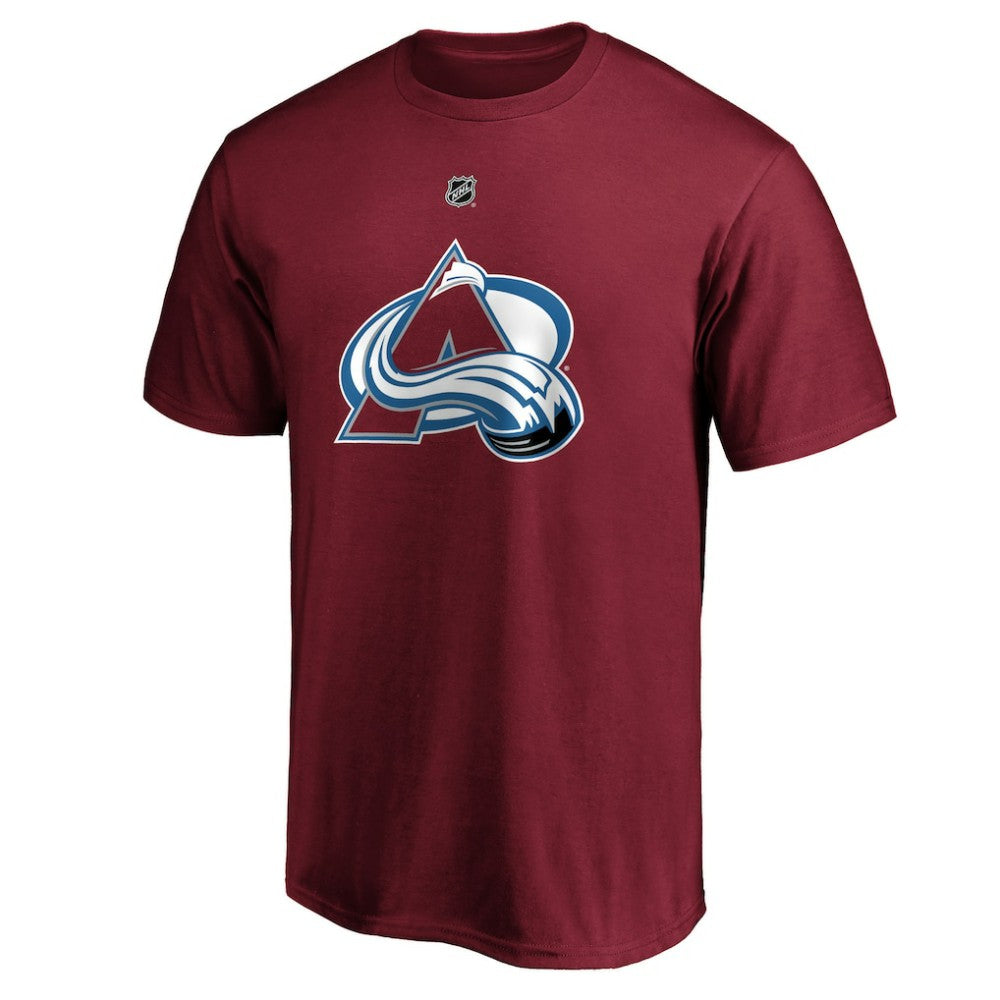 Nathan MacKinnon Colorado Avalanche Fanatics Big & Tall Name & Number T-Shirt Burgundy