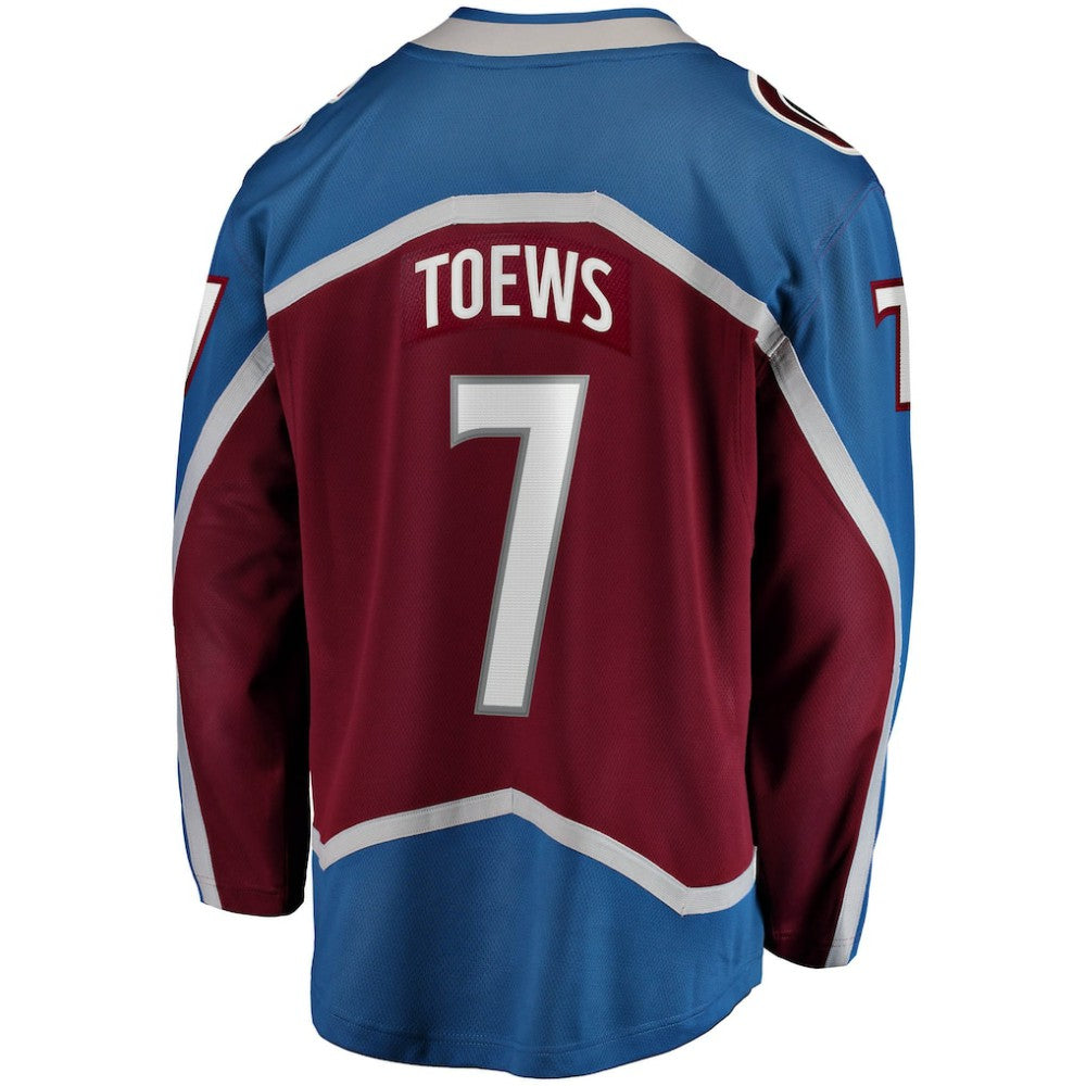 Devon Toews Colorado Avalanche Fanatics Home Breakaway Player Jersey Burgundy