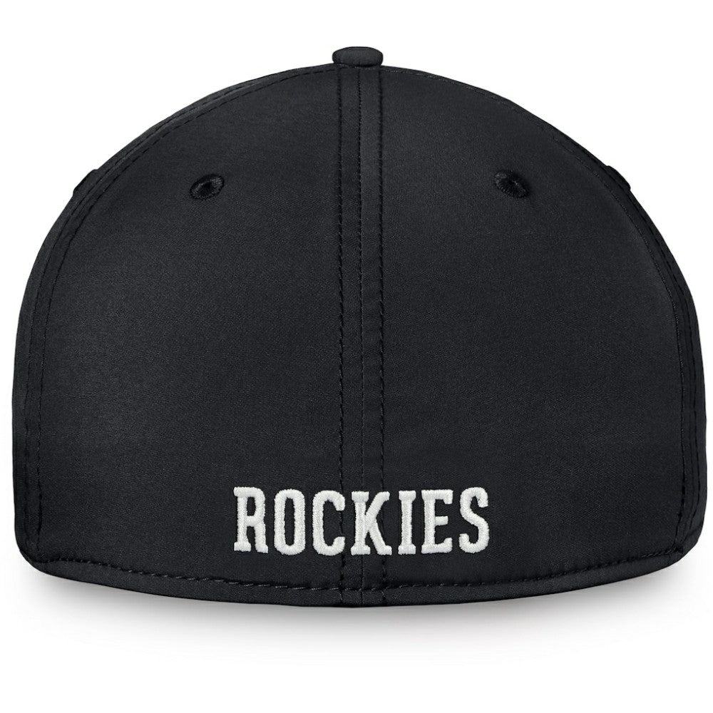 Colorado Rockies Core Flex Hat Black/Purple
