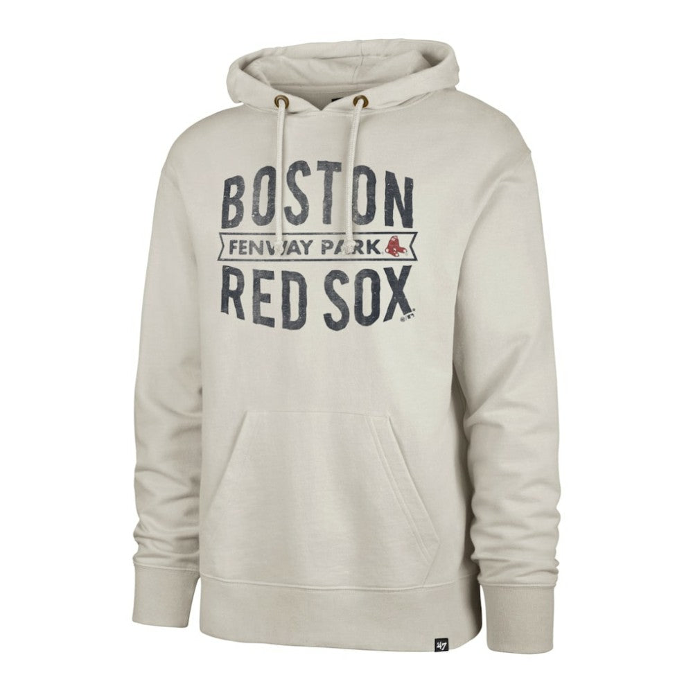 Boston Red Sox Cross Check Fenway Pullover Hoodie Oatmeal | 47 brand