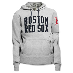 Boston Red Sox Gamebreak Cross Check Pullover Hoodie Gray | 47 brand