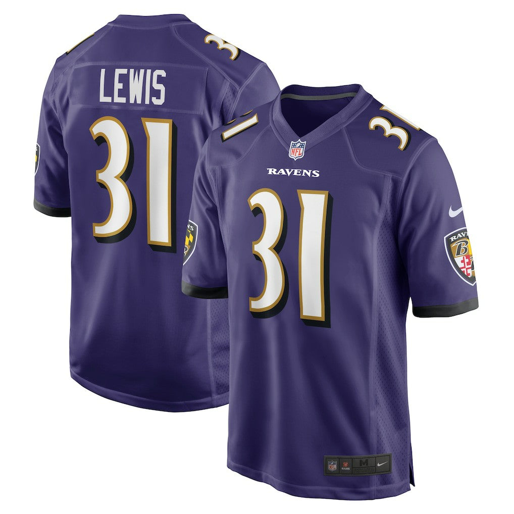 Jamal Lewis Baltimore Ravens Retired Player Game Jersey - Purple