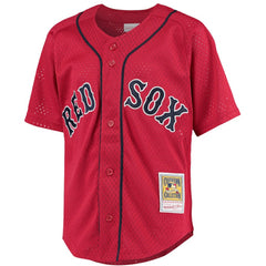 David Ortiz Boston Red Sox Youth Cooperstown Collection Batting Practice Jersey Red | Mitchell & Ness