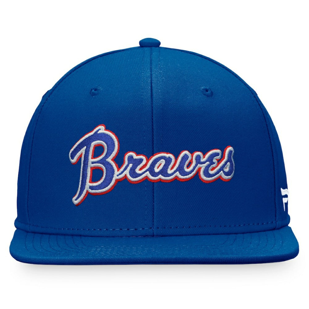 Atlanta Braves Cooperstown Collection Fitted Hat Royal