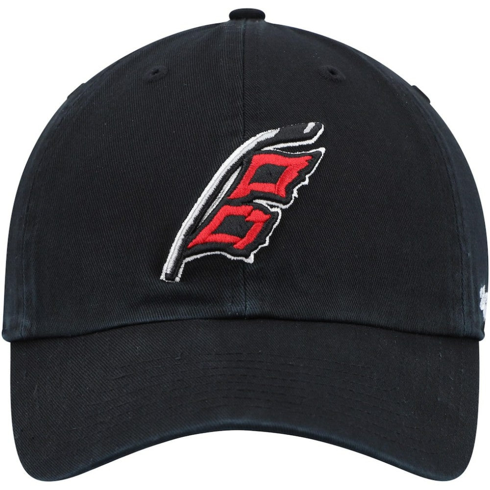 Carolina Hurricanes '47 Alternate Logo Clean Up Adjustable Hat Black