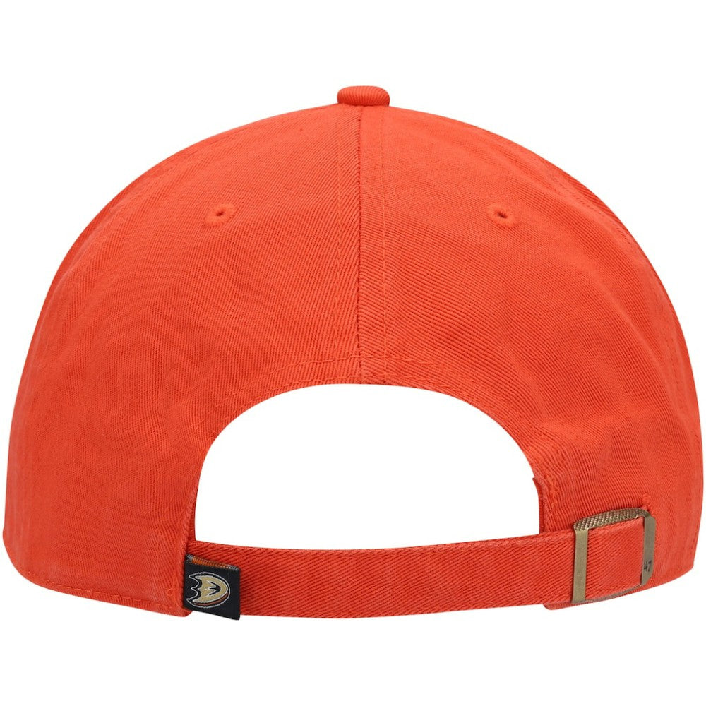 Anaheim Ducks '47 Clean Up Adjustable Hat Orange