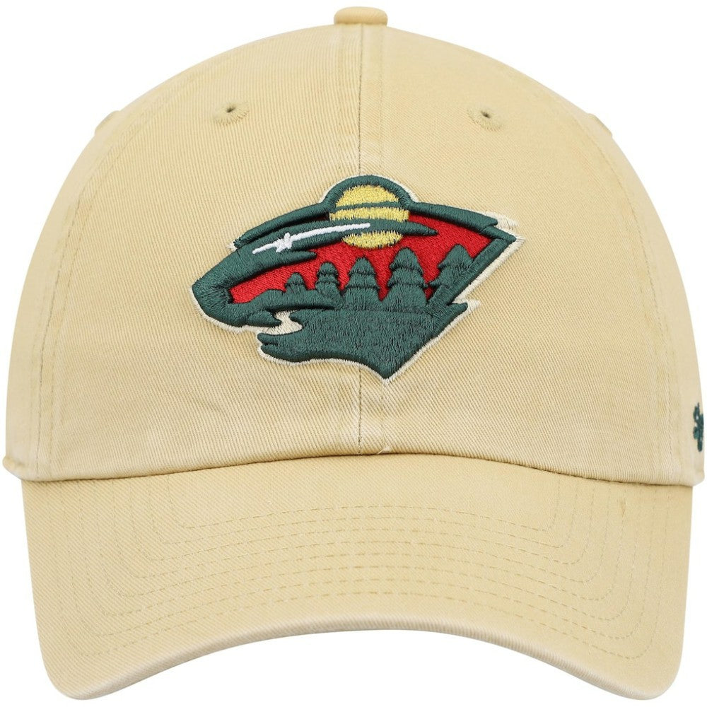 Minnesota Wild '47 Clean Up Adjustable Hat Gold