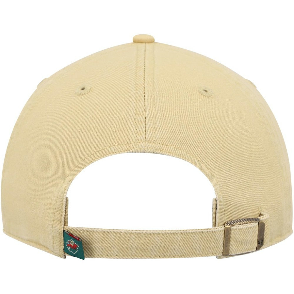 Minnesota Wild '47 Clean Up Adjustable Hat Gold