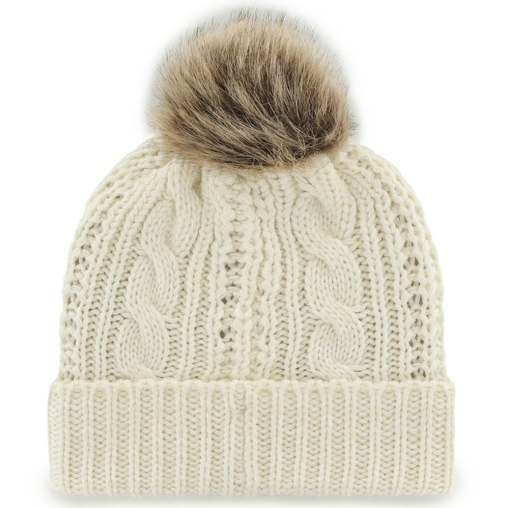 Buffalo Sabres '47 Women's Meeko Cuffed Knit Hat with Pom White