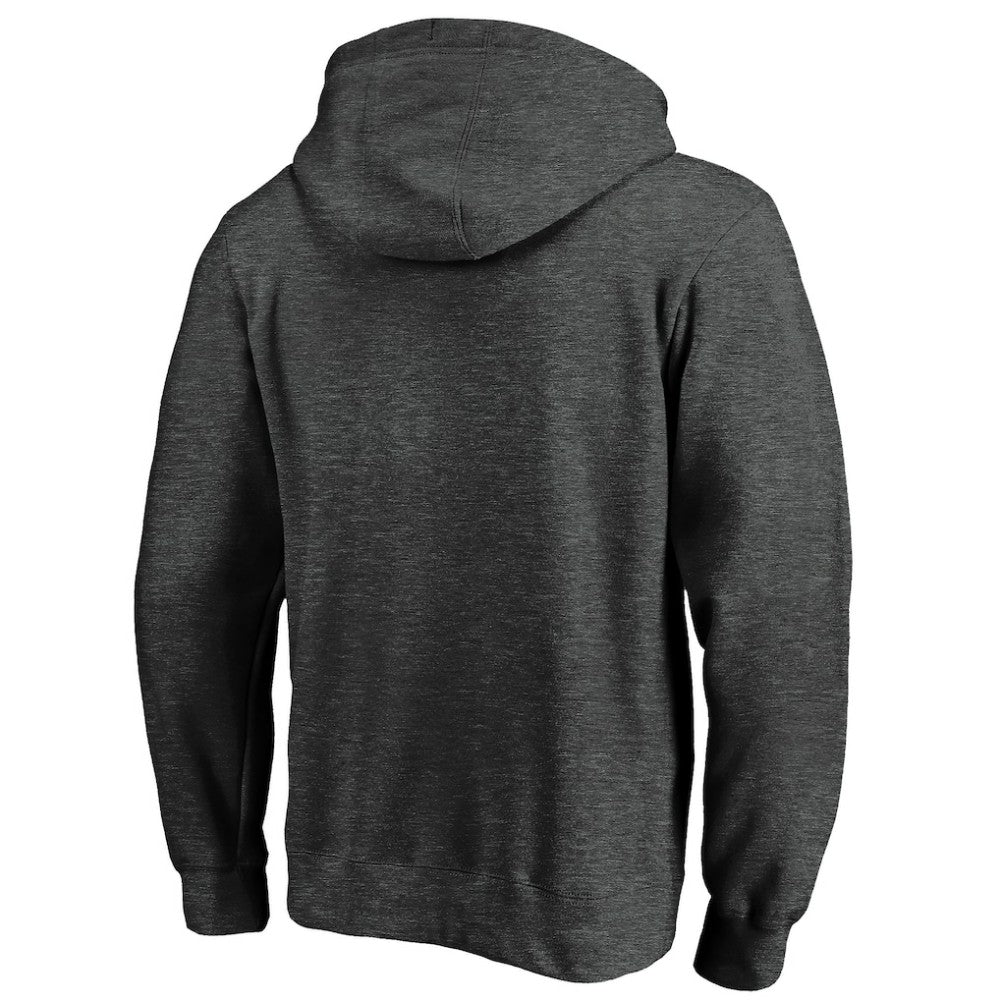 San Diego Padres Heart and Soul Pullover Hoodie Charcoal