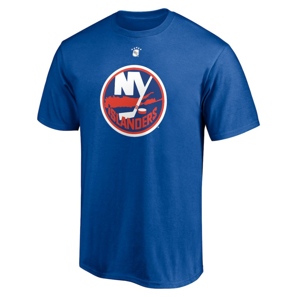 Glenn Resch New York Islanders Fanatics Authentic Stack Retired Player Nickname & Number T-Shirt Royal