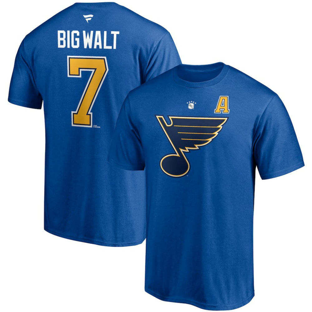 Keith Tkachuk St. Louis Blues Fanatics Authentic Stack Retired Player Nickname & Number T-Shirt Blue