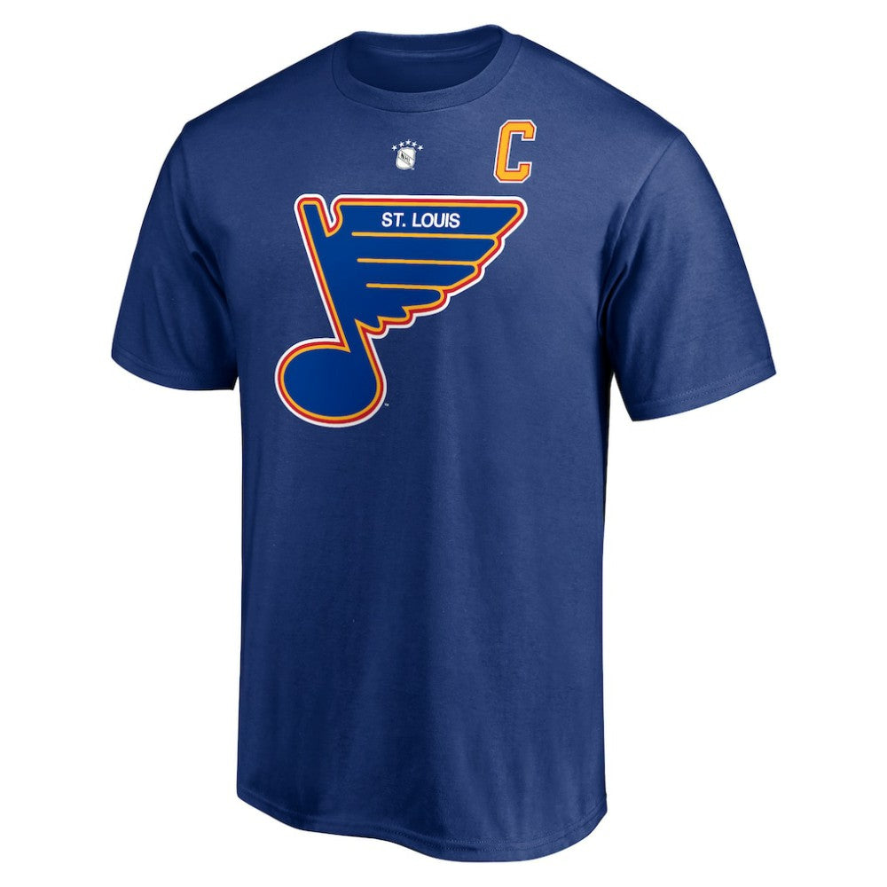 Brett Hull St. Louis Blues Fanatics Authentic Stack Retired Player Nickname & Number T-Shirt Blue