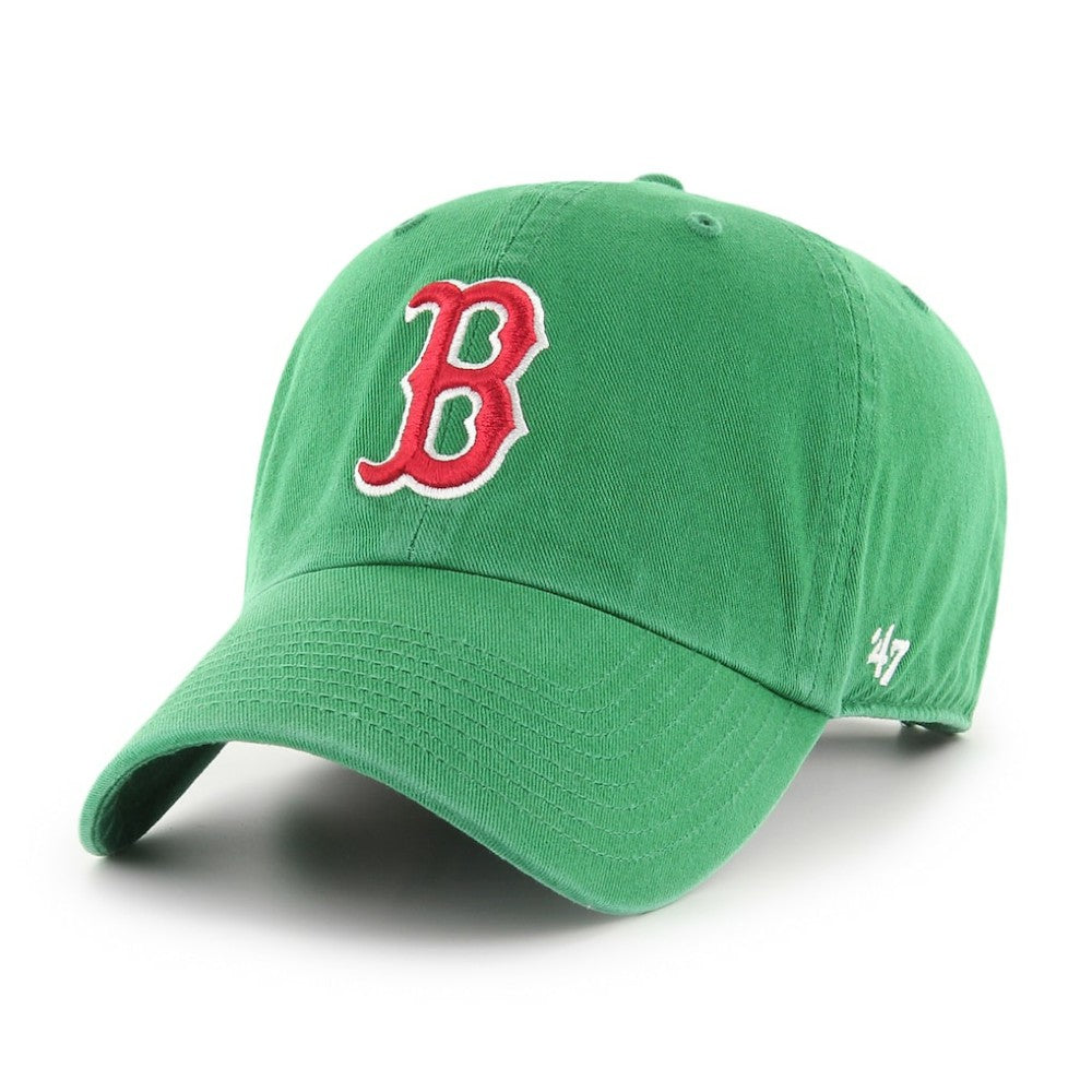 Boston Red Sox Clean Up Adjustable Hat Green | 47 brand