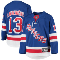 Alexis Lafreniere New York Rangers Youth Home Premier Player Jersey Blue