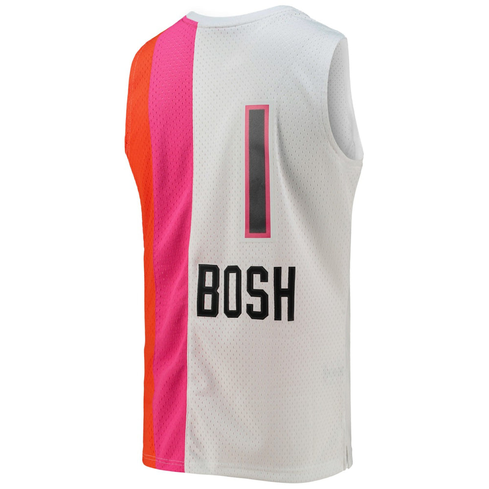 Chris Bosh Miami Heat 2011/12 Hardwood Classics Swingman Jersey - White