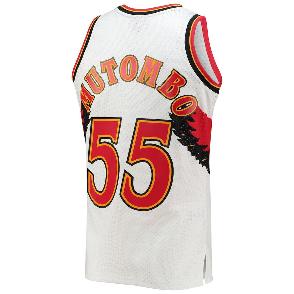 Dikembe Mutombo Atlanta Hawks 1996/97 Hardwood Classics Swingman Jersey - White