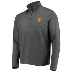 San Francisco Giants Vineyard Vines Saltwater Quarter-Zip Jacket Charcoal