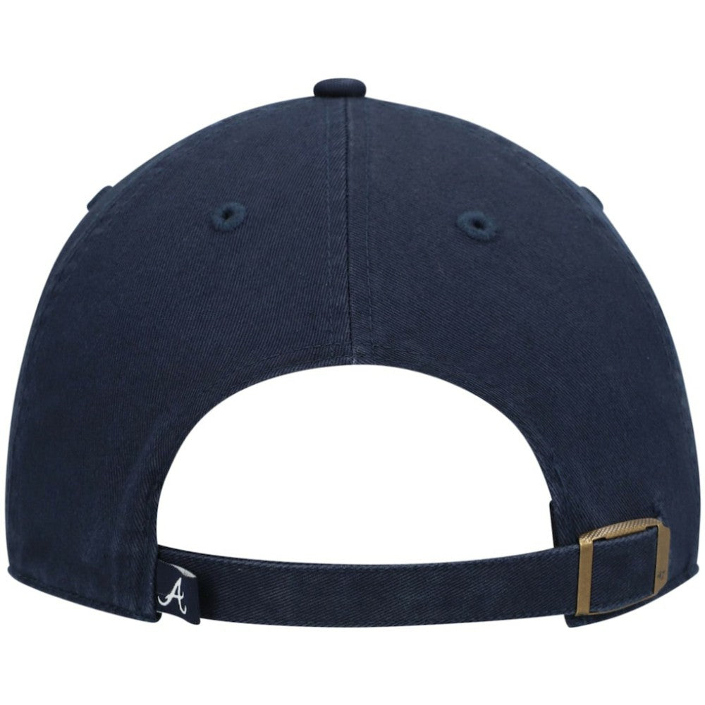 Atlanta Braves Youth Team Logo Clean Up Adjustable Hat Navy | 47 brand