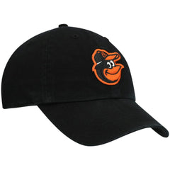 Baltimore Orioles Youth Team Logo Clean Up Adjustable Hat Black | 47 brand