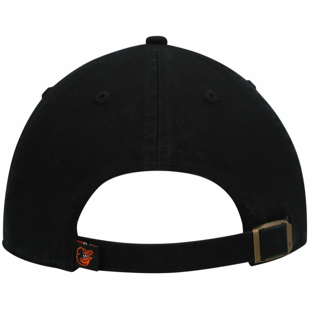 Baltimore Orioles Youth Team Logo Clean Up Adjustable Hat Black | 47 brand