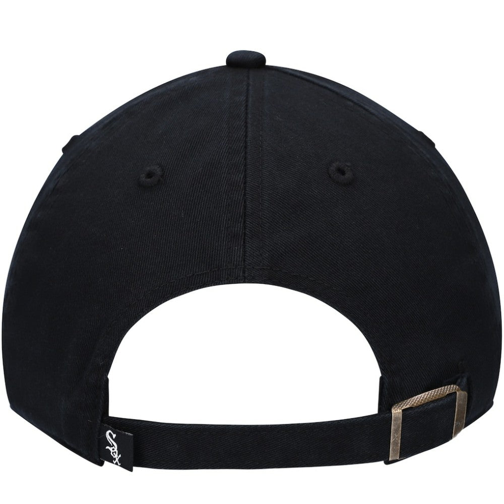 Chicago White Sox Youth Team Logo Clean Up Adjustable Hat Black | 47 brand