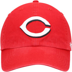 Cincinnati Reds Youth Team Logo Clean Up Adjustable Hat Red | 47 brand