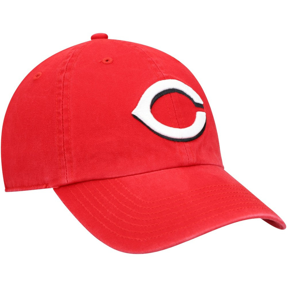 Cincinnati Reds Youth Team Logo Clean Up Adjustable Hat Red | 47 brand