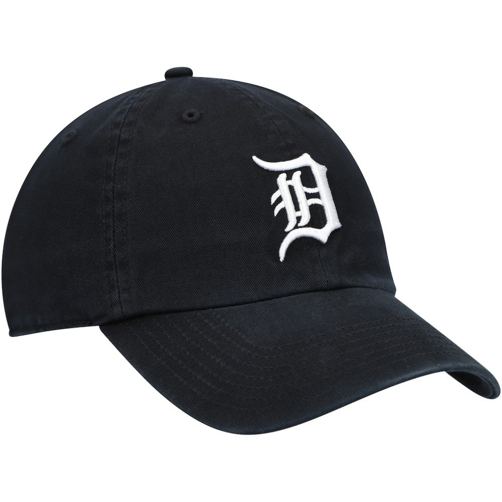 Detroit Tigers Youth Team Logo Clean Up Adjustable Hat Black | 47 brand