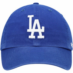 Los Angeles Dodgers Youth Team Logo Clean Up Adjustable Hat Royal | 47 brand