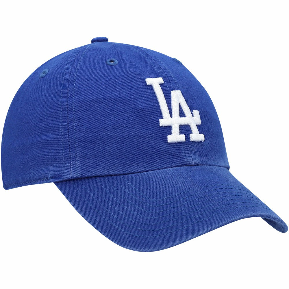 Los Angeles Dodgers Youth Team Logo Clean Up Adjustable Hat Royal | 47 brand