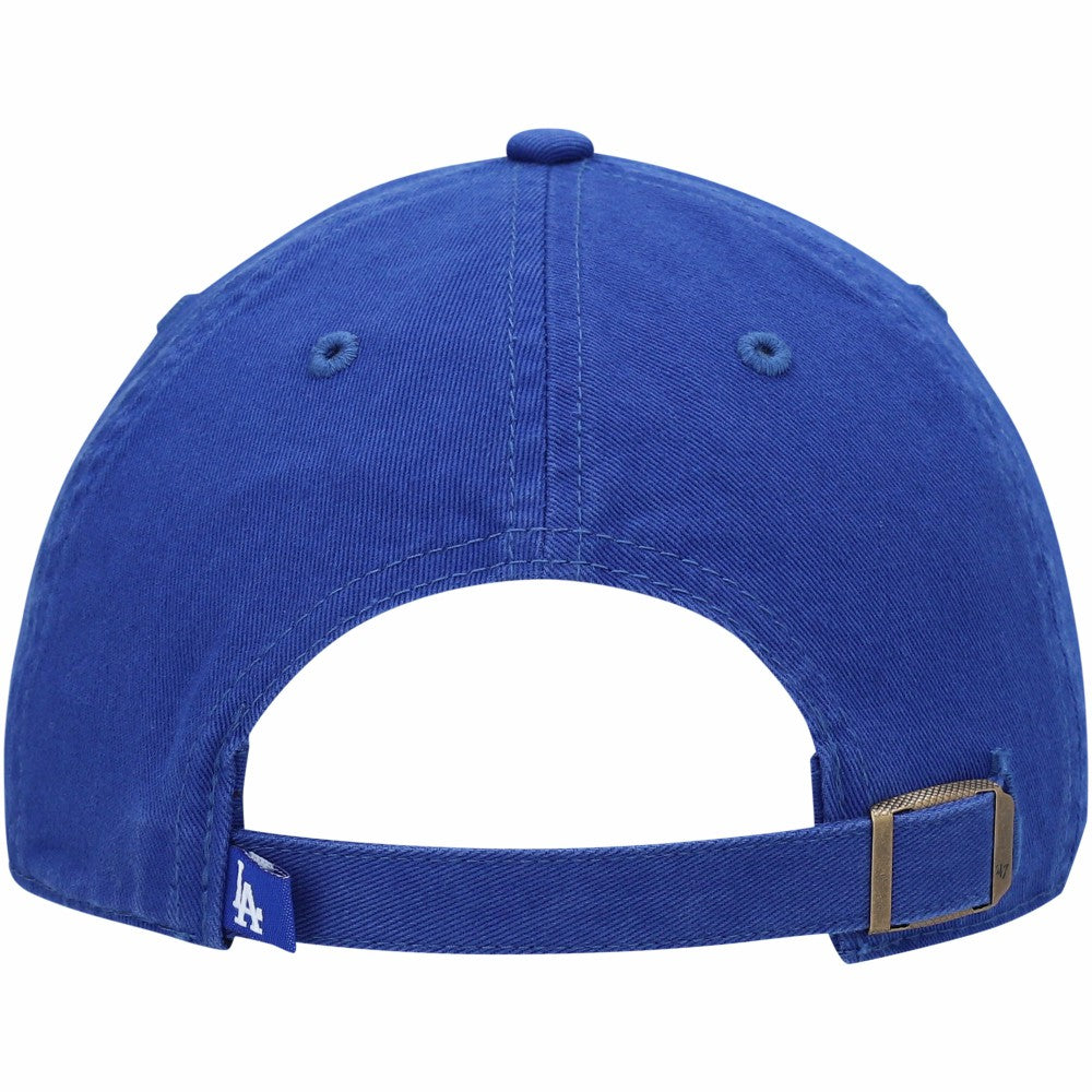 Los Angeles Dodgers Youth Team Logo Clean Up Adjustable Hat Royal | 47 brand