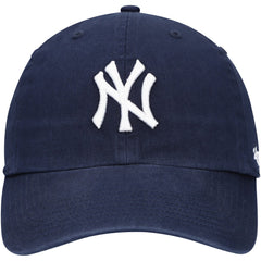 New York Yankees Youth Team Logo Clean Up Adjustable Hat Navy | 47 brand