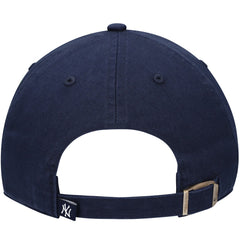 New York Yankees Youth Team Logo Clean Up Adjustable Hat Navy | 47 brand