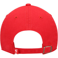 Philadelphia Phillies Youth Team Logo Clean Up Adjustable Hat Red | 47 brand