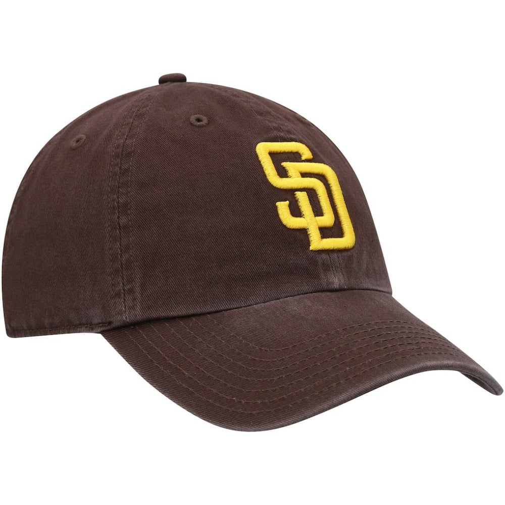 San Diego Padres Youth Team Logo Clean Up Adjustable Hat Brown | 47 brand