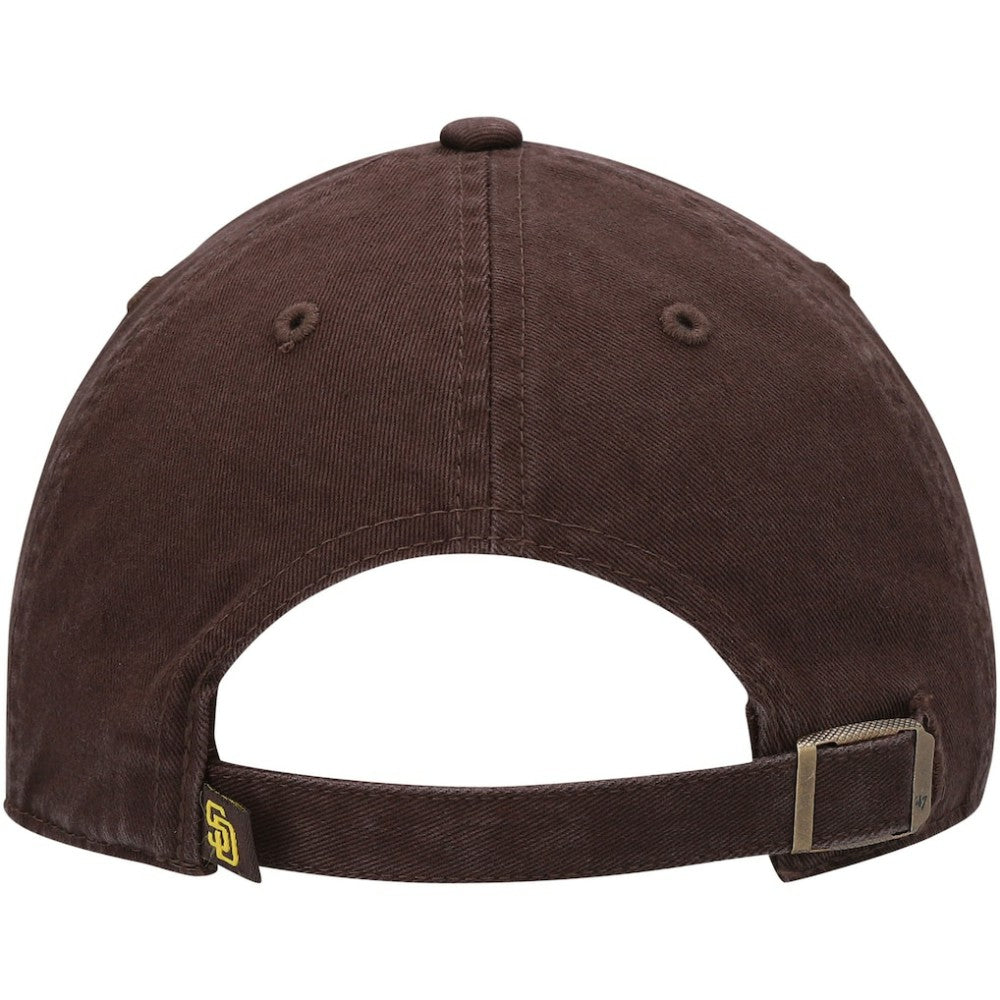 San Diego Padres Youth Team Logo Clean Up Adjustable Hat Brown | 47 brand