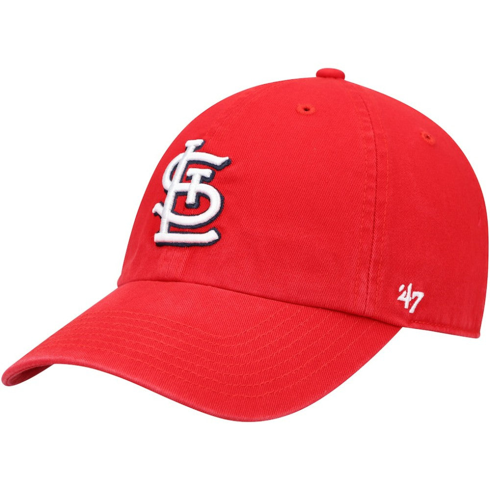 St. Louis Cardinals Youth Team Logo Clean Up Adjustable Hat Red | 47 brand