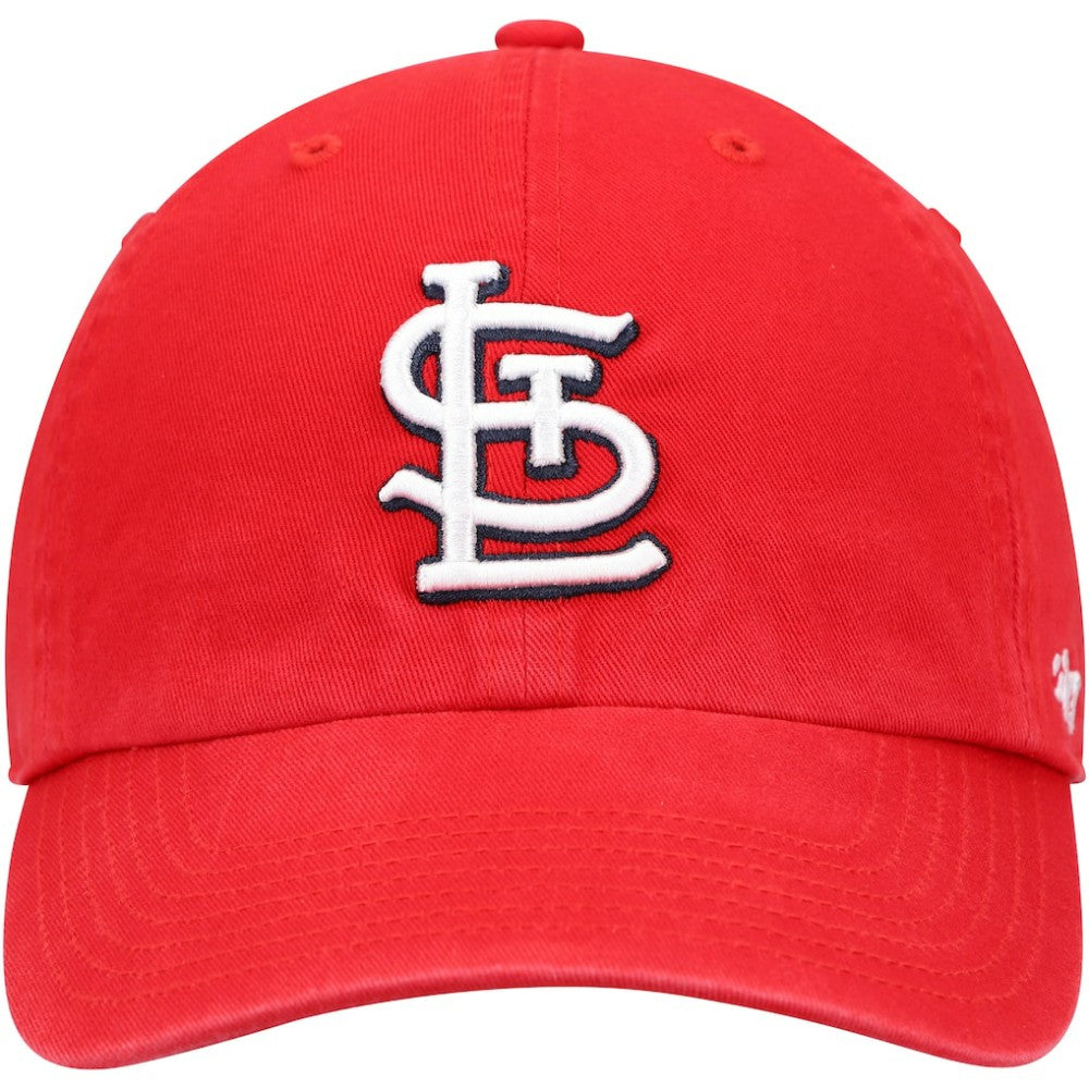 St. Louis Cardinals Youth Team Logo Clean Up Adjustable Hat Red | 47 brand