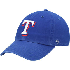 Texas Rangers Youth Team Logo Clean Up Adjustable Hat Royal | 47 brand