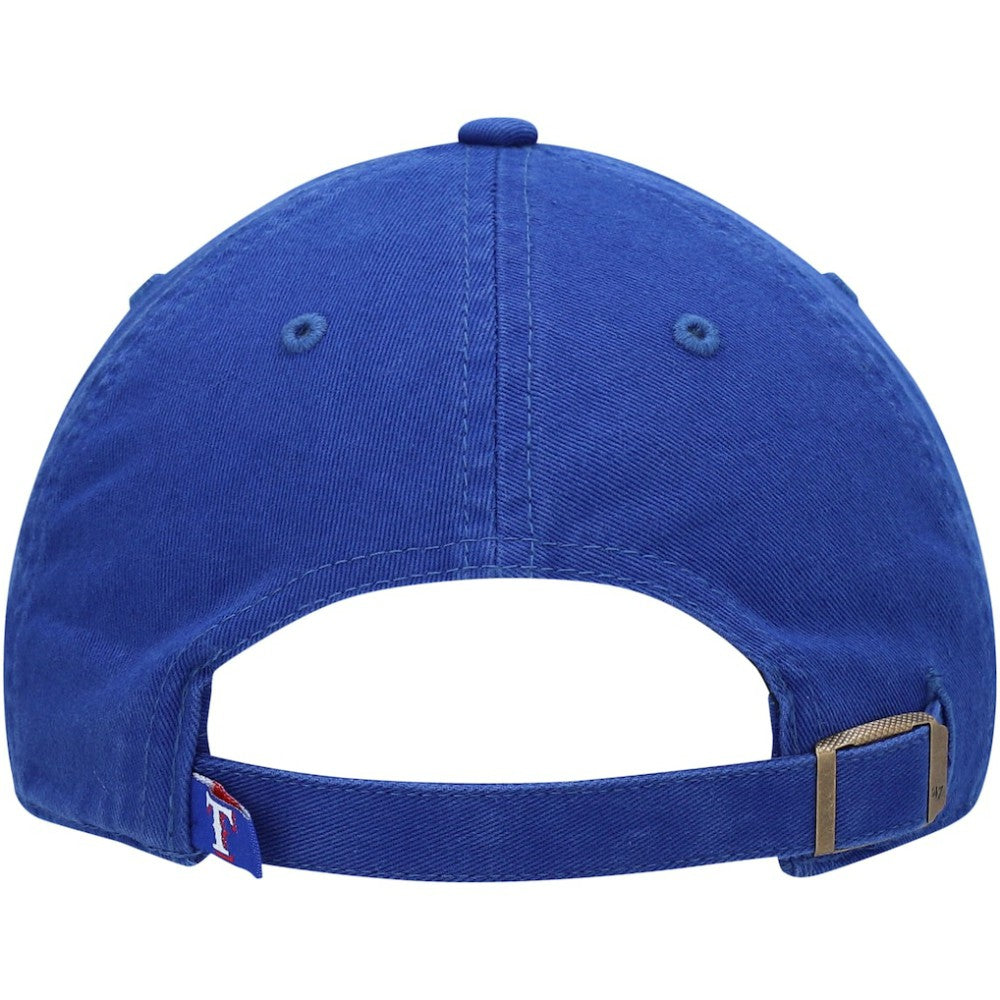 Texas Rangers Youth Team Logo Clean Up Adjustable Hat Royal | 47 brand