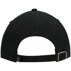 Miami Marlins Youth Team Logo Clean Up Adjustable Hat Black | 47 brand