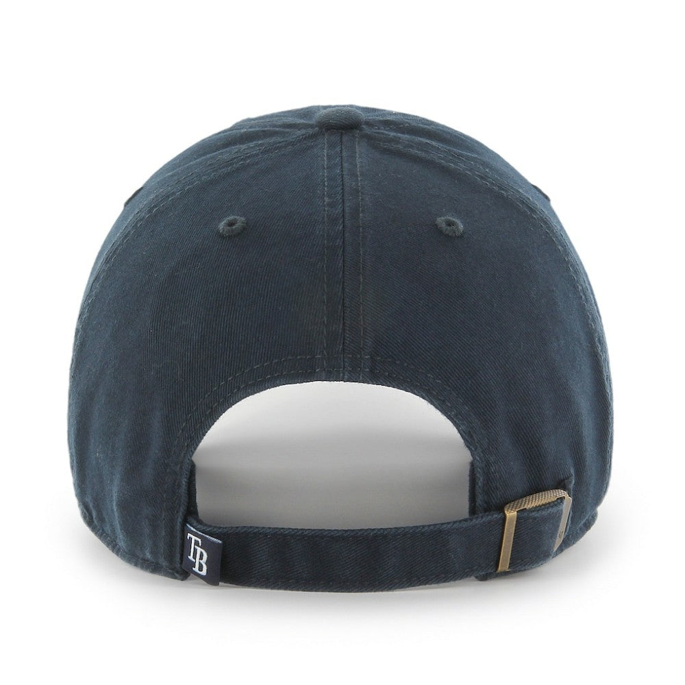 Tampa Bay Rays Youth Team Logo Clean Up Adjustable Hat Navy | 47 brand