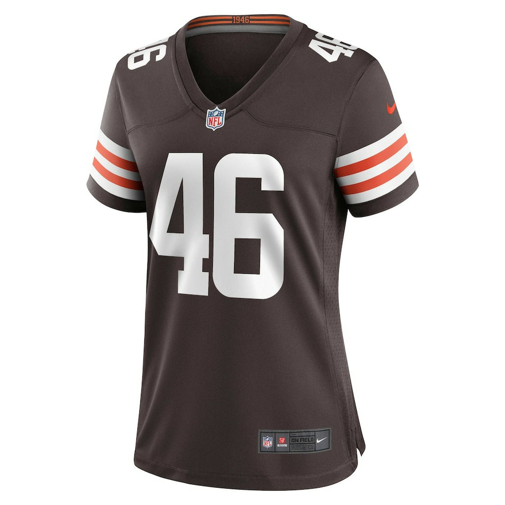 Don Fleming Cleveland Browns Women's Retired Player Jersey - Brown