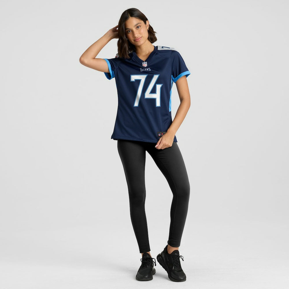 Bruce Matthews Tennessee Titans Women's Retired Player Jersey - Navy