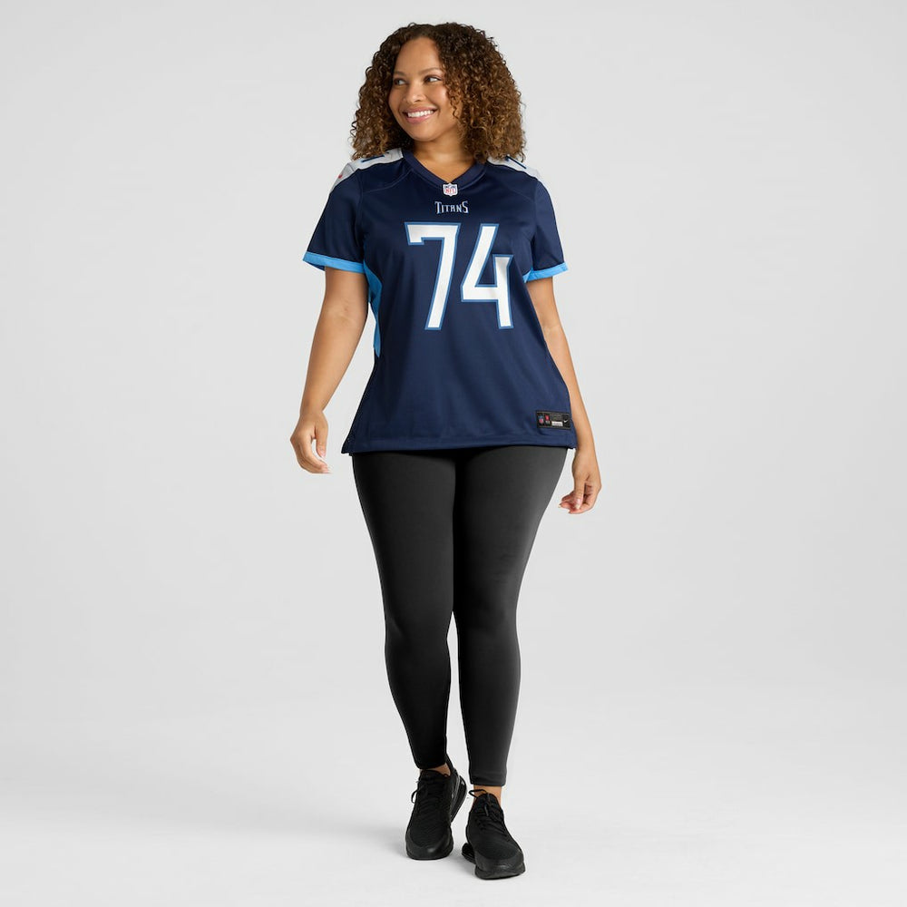 Bruce Matthews Tennessee Titans Women's Retired Player Jersey - Navy