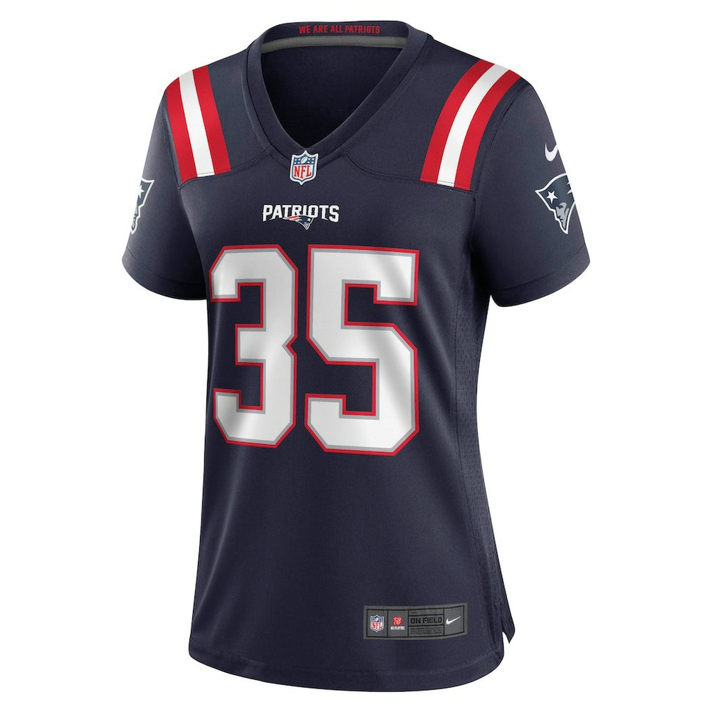 Jim Nance New England Patriots Women's Retired Player Jersey - Navy
