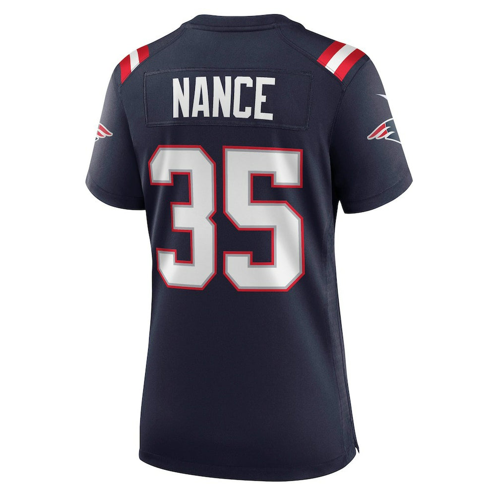 Jim Nance New England Patriots Women's Retired Player Jersey - Navy
