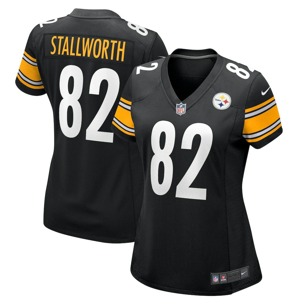 John Stallworth Pittsburgh Steelers Women's Retired Player Jersey - Black