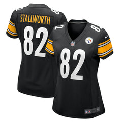 John Stallworth Pittsburgh Steelers Women's Retired Player Jersey - Black